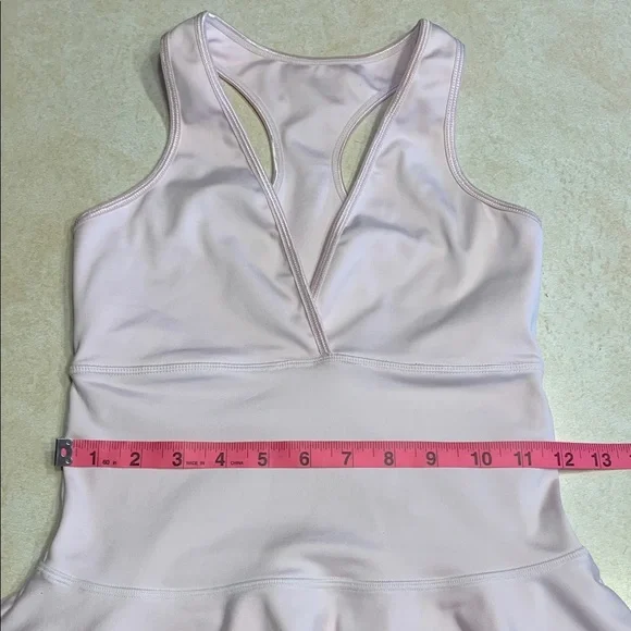 Ballet Pink Sleeveless Athletic Sports Mini Dress w/Bodysuit Playdress - Picture 9 of 11